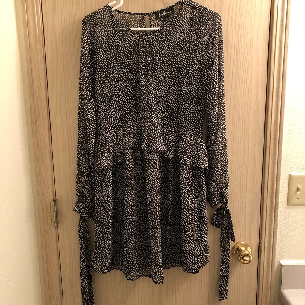 Sam Edelman Black & White Dress, Size 8
